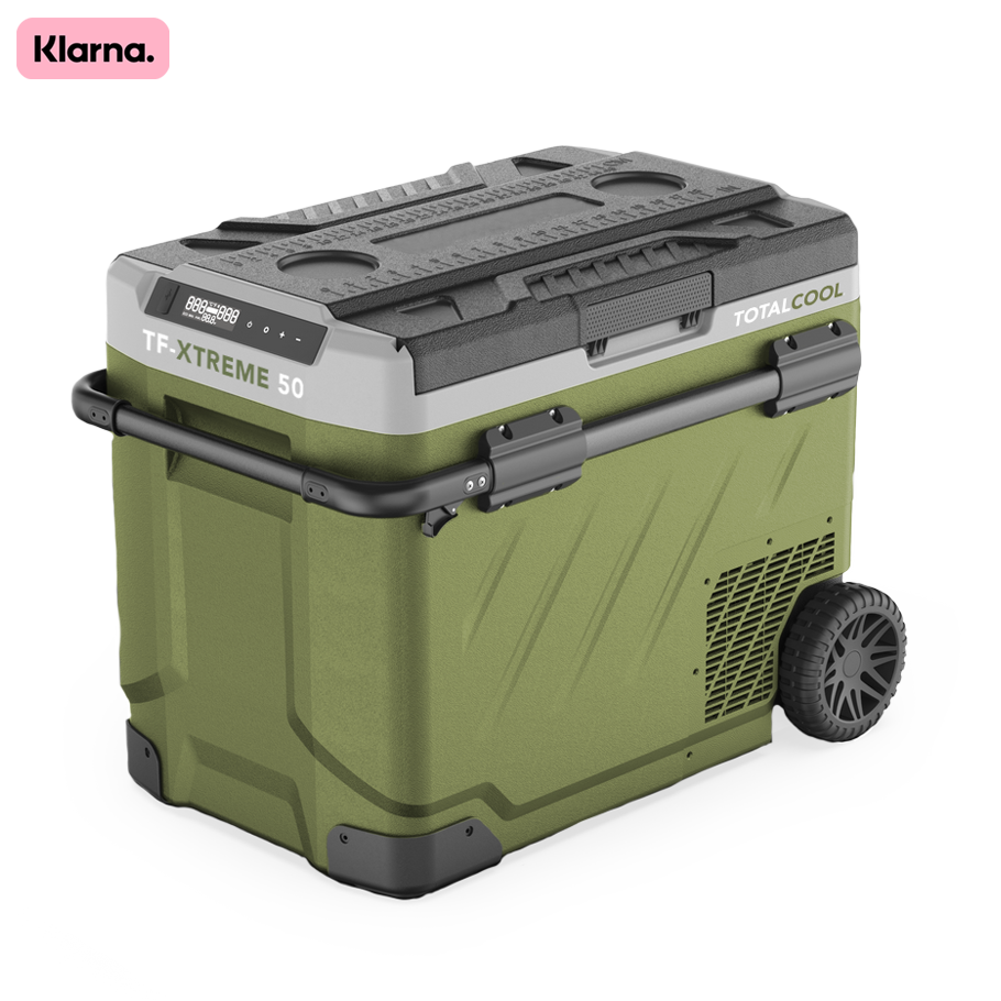 TF-XTREME 50 Réfrigérateur Congélateur Portatif – Vert Camouflage / Gris